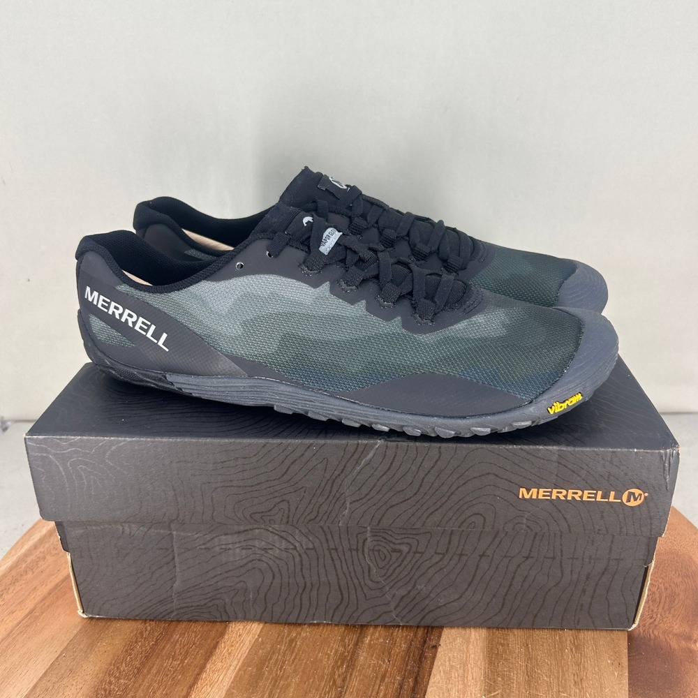 Merrell Vapor Glove 4 Womens 11 Black Barefoot Running Shoes J52506 Vibram Sole